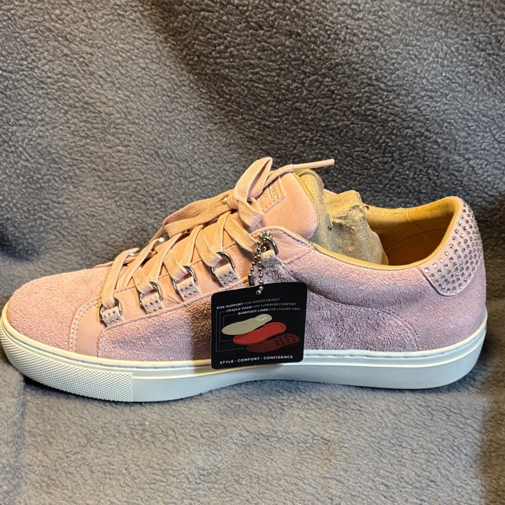 Skechers Women's Light Pink Lace-Up Sneakers - Picture 2 of 6
